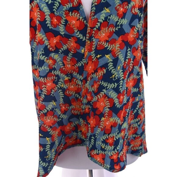 Lularoe Womens Bianka Kimono Jacket Cardigan Unicorn Floral Print Sz Small 3 - Picture 5 of 11